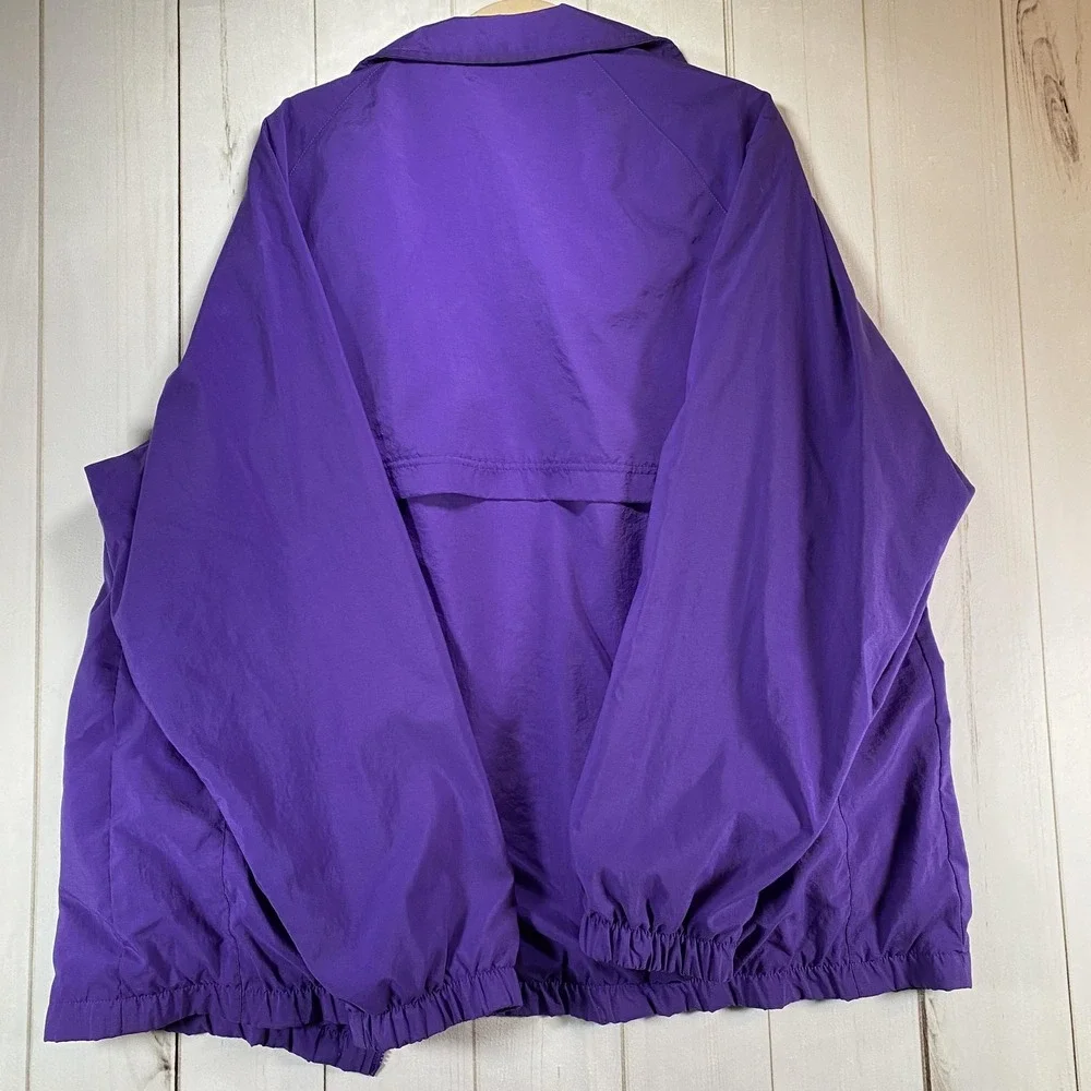 Washington Huskies Nike Jacket 2XL XXL Purple Full Zip Windbreaker Embroidered - Picture 7 of 10